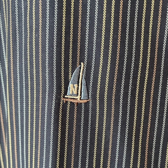 Nordstrom Men's Navy Pinstripe Shirt - Picture 2 of 7